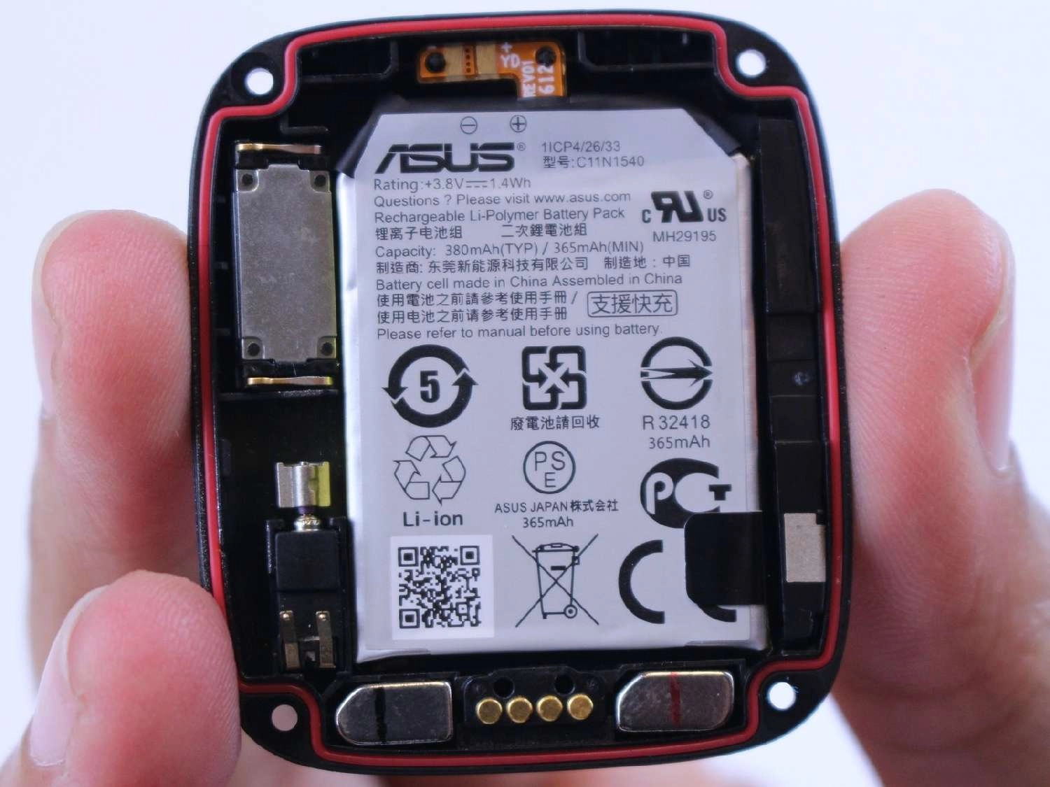 Thay pin Asus Zenwatch 2  Thay pin Asus Zenwatch 2